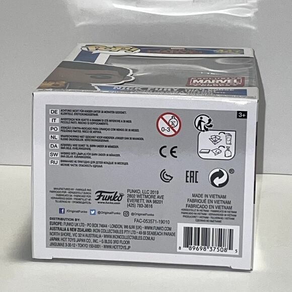 Funko Pop Marvel Collectors Corps Nick Fury with Goose the Cat Captain Marvel - Picture 6 of 6